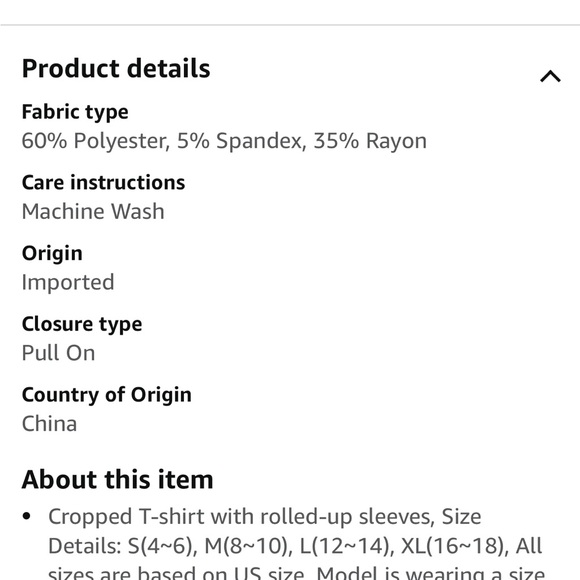 Women's Summer Casual Loose Fit
Basic Short Sleeve Crop T-Shirt - Picture 4 of 7